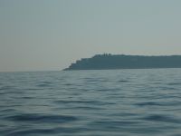 Punta d'Ostro erőd sziluettje